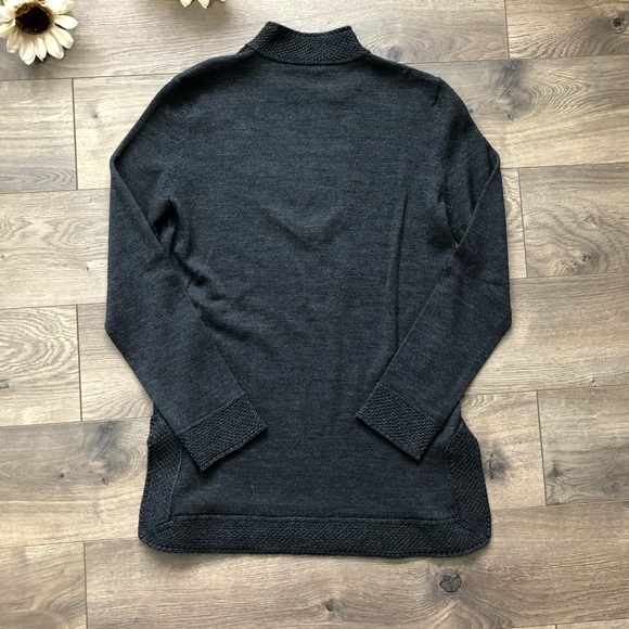 Tory Burch Merino Wool Tunic Sweater Sz S - Picture 2 of 7